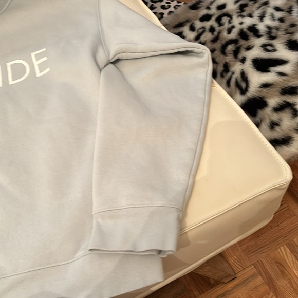 Brunette the Label ladies sweatshirt size S/M pale blue - Picture 5 of 6